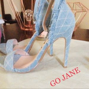 GO JANE - DENIM HEELS